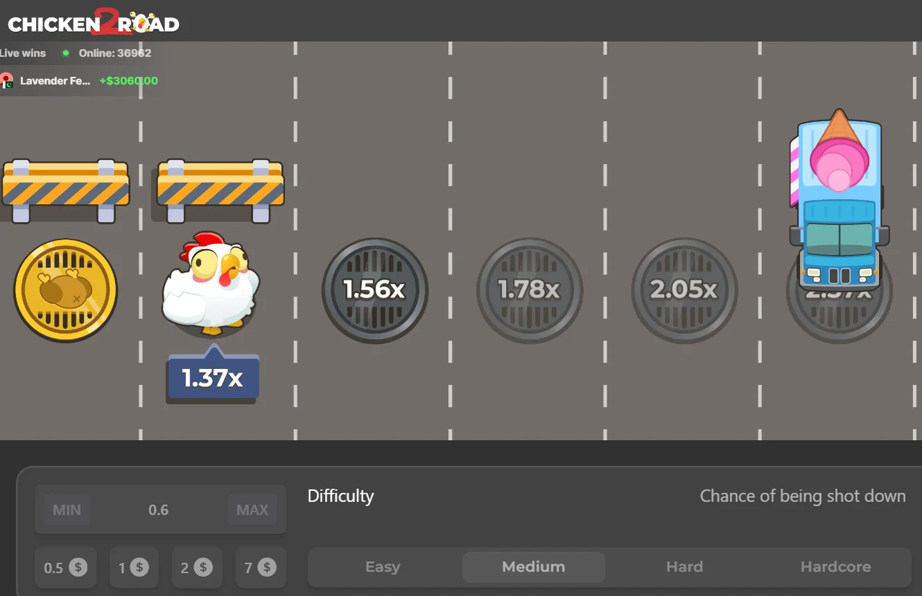 Chicken Road 2 Demo-Spiel